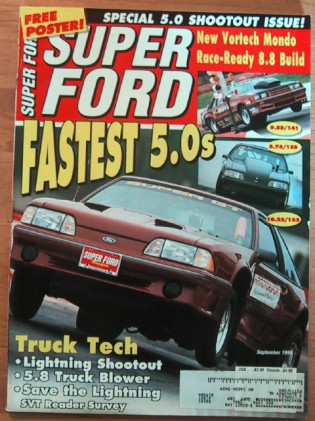 SUPER FORD 1995 SEPT - 71 429SCJ, A/FX, SALEEN POSTER